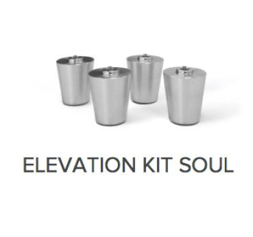 Zumex Soul Hochstell- Kit/SOUL ELEVATION KIT, 4 x stabile Metallfüße